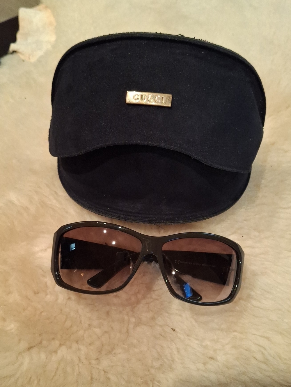 Gucci Brown Sunglasses with Brown Gradient Lenses